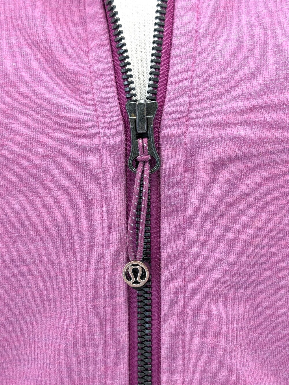 Lululemon Sz 8 Scuba Hoodie Heathered Ultra Violet Full Zip Thumbholes - Picture 8 of 16